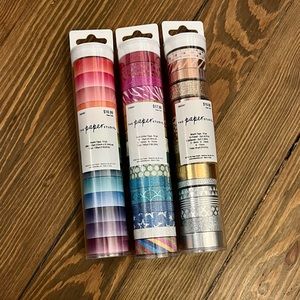 New Washi Tape Foiled Glitter Rainbow